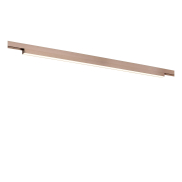 Lucide Linial Glyxx - système de rails magnétiques - spot sur rail - 60,2 x 1,9 x 2,7 cm - LED 20W incl. - Fonction de gradation et couleur de lumière réglable via l'application - champagne