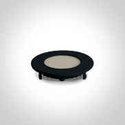 ONE Light Round Recessed Panels CCT V - spot à encastrer - Ø 85 mm, Ø 70 mm à encastrer - 3W LED inclus - noir - couleur de lumière réglable