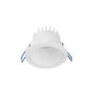 Nova Luce Carpo - spot à encastrer - Ø 100 mm, Ø 90 mm à encastrer - 10W LED inclus - blanc