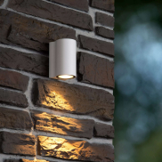 Lucide Akra - applique murale extérieure - 5,5 x 6,5 x 10 cm - 6W LED inclus - IP54 - blanc