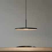 Artdelight Osorne - lampe suspendue - Ø 35 x 143,5 cm - 7W LED inclus - noir