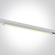 ONE Light LED Linear Track Light - Système de rail triphasé - 121 x 3 x 3 cm - 25W LED inclus - blanc - couleur de lumière réglable