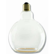 Segula Ampoule LED - Globe flottant - Ø 12,5 x 16,5 cm - E27 - 6,2W dimmable - dim to warm 2000 to 2700K - transparent