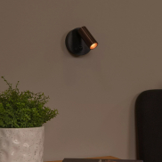 Lucide Toni - applique murale rechargeable avec détecteur de mouvement - Ø 8,1 x 12,4 cm - 2W LED dimmable inclus - gris