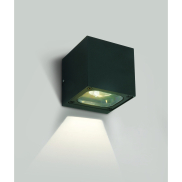 ONE Light Cube Wall Lights - appliques murales d'extérieur - 10 x 10 x 10 cm - 6W LED inclus - IP65 - anthracite