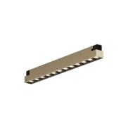 Lucide Linial Xenia - système de rails magnétiques - spot sur rail - 23,2 x 1,9 x 2,7 cm - LED 10W incluse - Fonction de gradation et couleur de lumière réglable via l'application - champagne