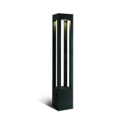 ONE Light Cage Light I - lampe de jardin - 16 x 16 x 90 cm - 22W LED inclus - IP65 - anthracite - couleur de lumière blanc chaud