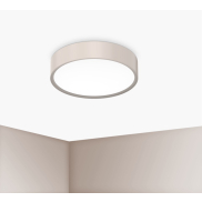 Century Italia Blanca Luxe - plafonnier - Ø 30 x 7 cm - 17W LED inclus - champagne