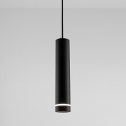 Nova Luce Esca - lampe suspendue - Ø 6 x 150 cm - noir sable