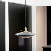 Nordlux Bretagne - lampe suspendue - Ø 38 x 217 cm - gris