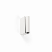 Faro Cronos - lampe de chevet - 8 x 12,1 x 3 cm - 4,5W LED inclus - blanc mat et noir texturé