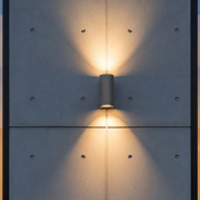 VK Lighting Dust - applique murale - 7,1 x 17,1 x 9,6 cm - 2 x 6W LED inclus - IP65 - anthracite