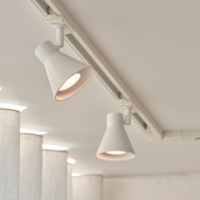 Nordlux Eik Link - spot sur rail GU10 - Ø 8,5 x 15,5 cm - blanc