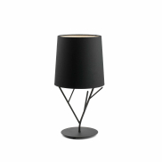 Faro Tree - lampe à poser - Ø 27 x 51,5 cm - noir mat
