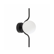 Faro Le Vita - applique murale - 14 x 19 x 40 cm - 6W LED inclus - noir mat