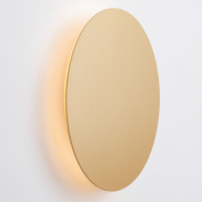 Nova Luce Cyrcle - applique murale - Ø 22 x 3,2 cm - 12W LED inclus - or mat