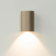Artdelight Brody - applique murale - Ø 7,2 x 11 cm - 4W LED inclus - IP54 - champagne