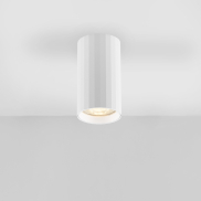 Nova Luce Mare - plafonnier - Ø 5,5 x 10 cm - blanc sablé