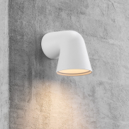 Nordlux Front Single - applique murale extérieure - 11,8 x 15,6 cm - IP44 - blanc