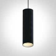 ONE Light Cylinder - lampe suspendue - Ø 7,5 x 240 cm - noir