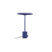 Faro Hoshi - lampe à poser - Ø 26 x 40 cm - 12W LED dimmable inclus - bleu brillant