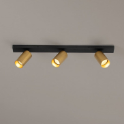 Nova Luce Zelos - spot en saillie 3L - 60 x 13,7 x 6 cm - or