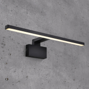 Nordlux Marlee - applique murale - 50 x 13,6 x 6,4 cm - 8,9W LED inclus - IP44 - noir - blanc chaud (3000K)