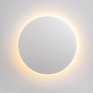 Nova Luce Copper - applique murale extérieure - Ø 30 x 7,1 cm - 16W LED inclus - IP65 - blanc