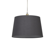 Abat-jour conique Clyde Searchlight - Ø 30 x 19 cm - charbon