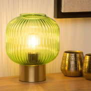 Lucide Maloto - lampe à poser -Ø 20 cm x 24,5 cm - vert