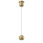 Artdelight Miami – suspension – Ø 10 x 218 cm – 10,8W dimmable LED inclus – or chaud