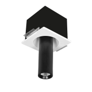 Nova Luce Giacomo - spot encastrable - 155 x 155 mm, 158 x 158 mm - noir