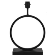 Searchlight - pied de lampe de table - 30 x 12 x 42 cm - noir mat