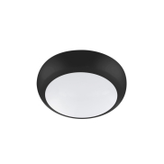 Integral LED Tough-Shell Pro - plafonnier - Ø 32,5 x 7,5 cm - 16W LED incluse - température de couleur réglable - IP66 - noir
