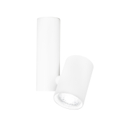 Nova Luce Bernardo - spot en saillie - Ø 6 x 29 cm - blanc