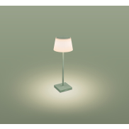 Century Italia Margò - lampe de table d'extérieur rechargeable - Ø 13 x 38 cm - 4W dimmable LED inclus - IP54 - vert