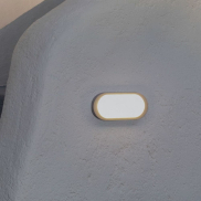 Nova Luce Tiepolo - applique murale extérieure - 9,8 x 20,8 x 6 cm - 11W LED inclus - IP65 - blanc sablé