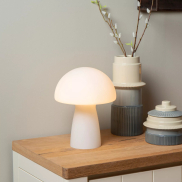 Lucide Fungo - lampe à poser - Ø 23 x 28 cm - blanc