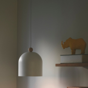 Nordlux Gaston - lampe suspendue - Ø 20 x 200 cm - blanc