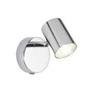 Searchlight Rollo - spot mural - 9 x 8,5 cm - 4W LED dimmable inclus - chrome