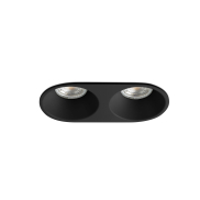Faro Gas - spot encastré - 176 x 86 mm, 168 x 78 mm encastré - noir mat