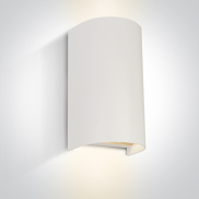 ONE Light GU10 Outdoor Cylinder Lights - applique murale extérieure - 11 x 8,3 x 19,5 cm - IP65 - blanc