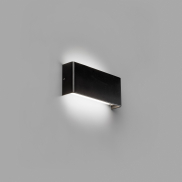 Faro Nash - applique murale - 21 x 4 x 9 cm - 8W LED inclus - noir mat