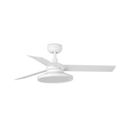 Faro Rudder Tak 3 S - ventilateur de plafond avec lumière - Ø 106 - blanc mat - 3000K