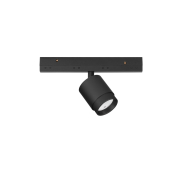 Nova Luce Ultra Slim - spot sur rail - faisceau réglable de 15 à 36 degrés - Ø 4,5 cm - 5W LED inclus - noir