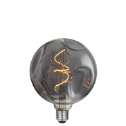 Daylight Italia Ampoule LED Bumped - Ø 14 x 18,5 cm - E27 - 5W dimmable - 1800K - fumée