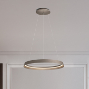 Nova Luce Ormi - lampe suspendue - Ø 60 x 150 cm - 52W dimmable LED inclus - brun champagne