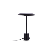 Faro Hoshi - lampe à poser - Ø 26 x 40 cm - 12W LED dimmable inclus - noir brillant