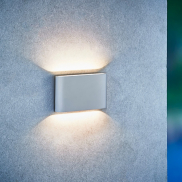 Nordlux Kinver - applique murale extérieure - 17,5 x 9 x 3 cm - 2 x 6W LED inclus - IP54 - blanc