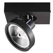 VK Lighting Kylos - spot en saillie - 15,5 x 12 x 12,9 cm - noir
